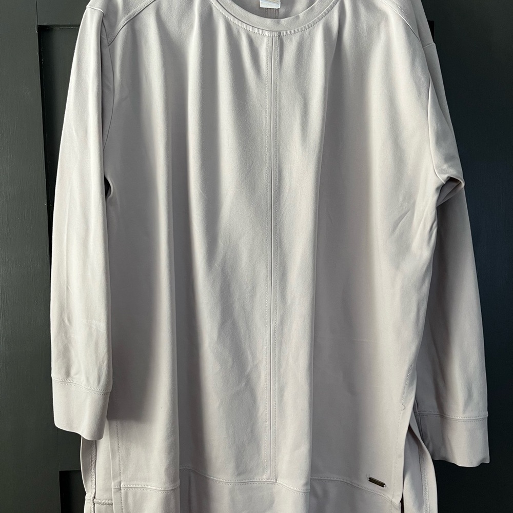 Lole XL Minimalist Light/ Pale Beige Long Sleeve Tunic